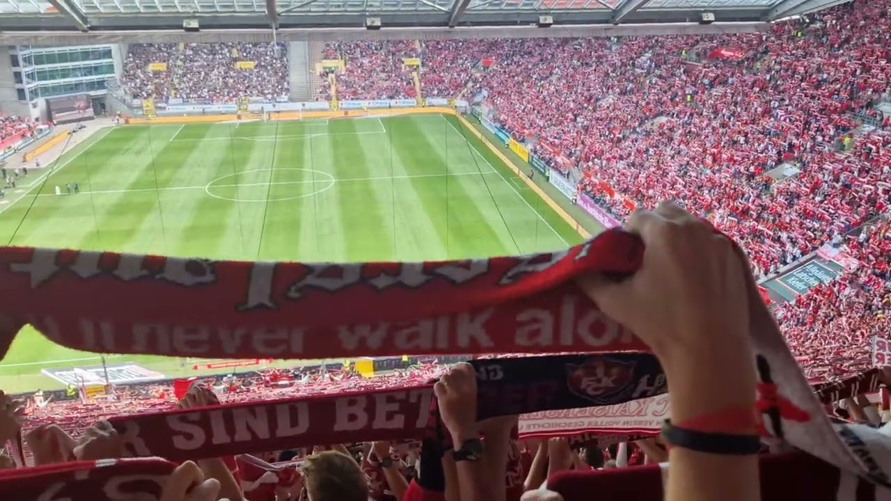 FCK St. Pauli 29.07.2023 Palzlied live Westkurve