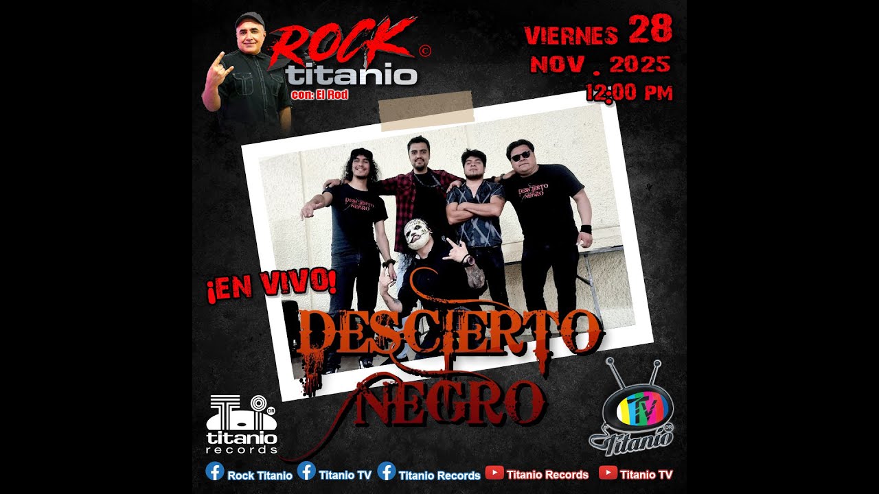 Descierto Negro en Rock Titanio