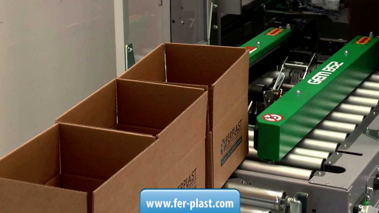Formatore di scatole automatico F1000 - www.fer-plast.com