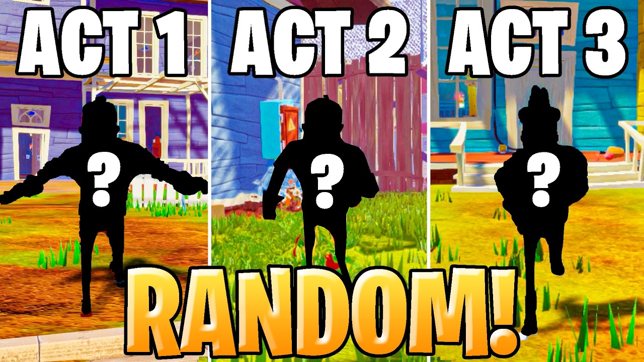 Hello Neighbor RANDOM NEIGHBOR CHALLENGE!