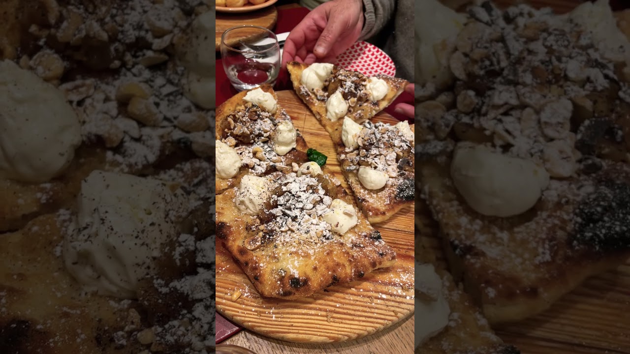 Pizza sucrée Dolce Vittoria 🍕😋