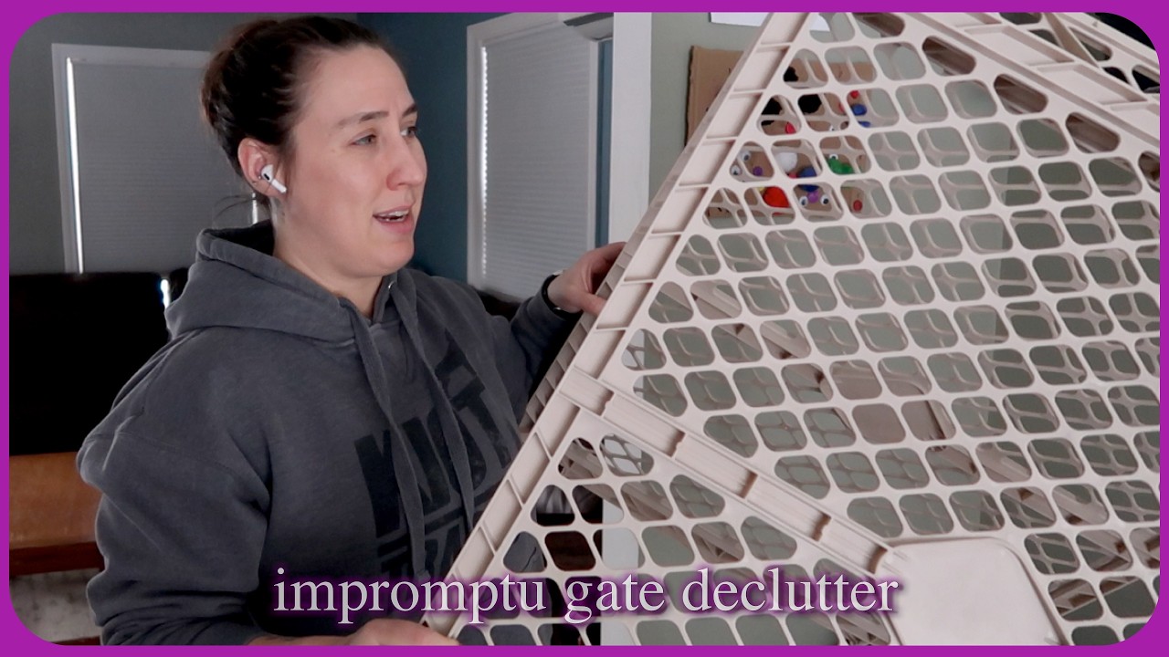 I'm so happy we don't need these gates anymore | 28 Day Declutter