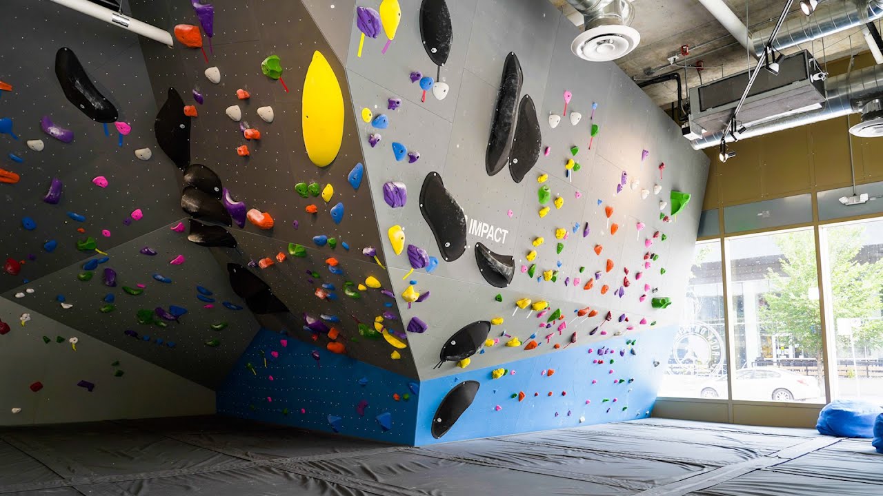 Rock On is Toronto's climbing gym with a bouldering cave
