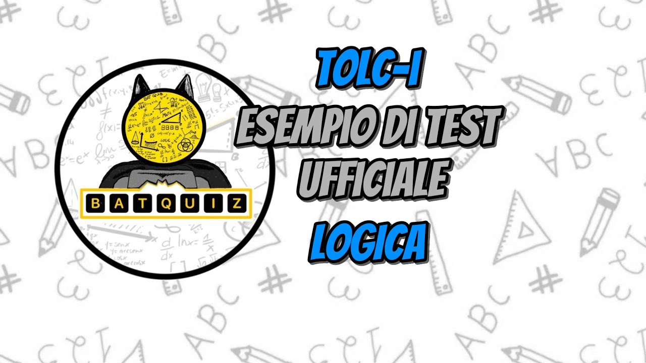 TOLC-I || LOGICA ||