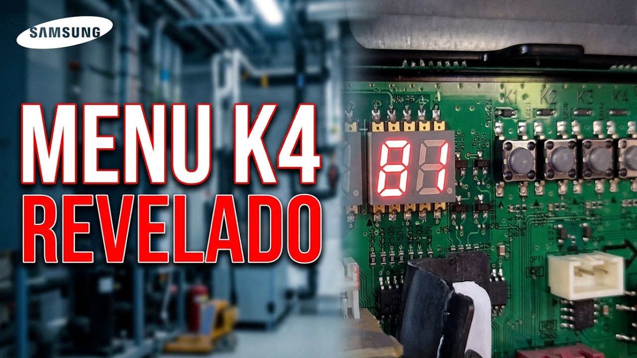 Navegação no Menu VRF Samsung DVMS Pela Tecla K4.