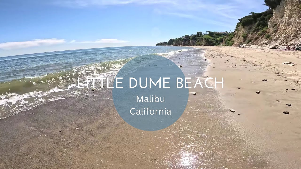Little Dume Beach - Malibu California - 4K Walking Tour