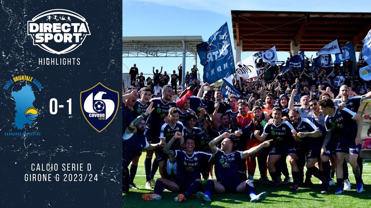 Calcio Serie D Gir. G - Costa Orientale Sarda-Cavese 1919 0-1 (Highlights)