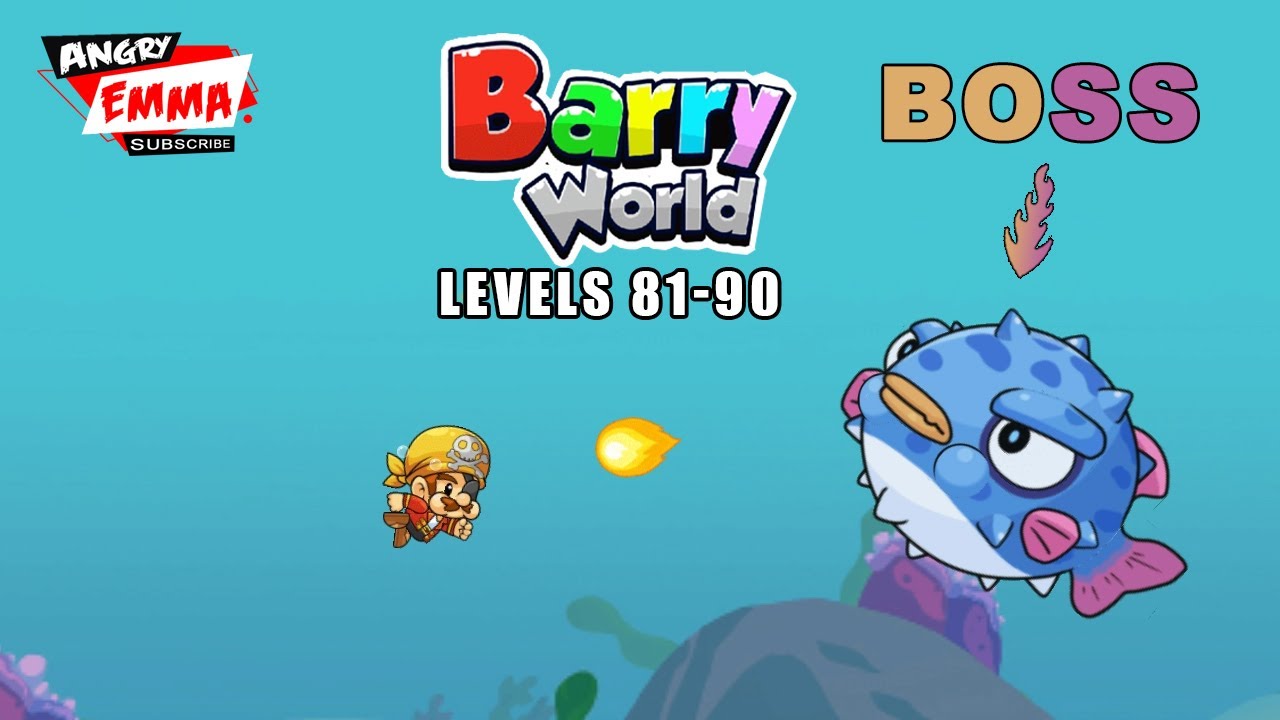Barry World Adventure - Levels 81-90 + BOSS (Android Gameplay)