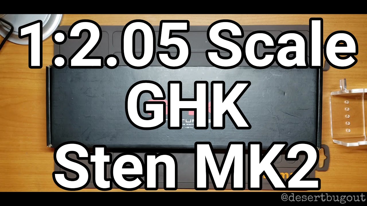 Miniature Guns: GHK 1:2.05 scale Sten MK2