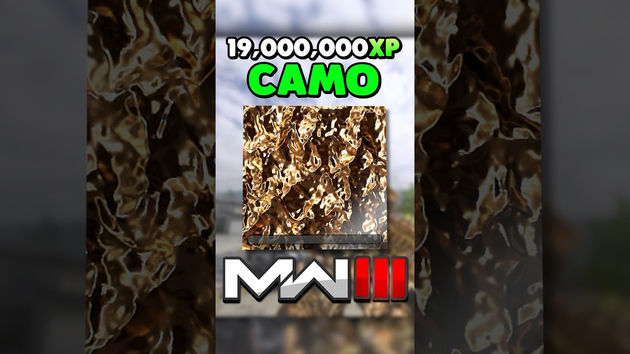 The 19,000,000 XP Camo Grind in MW3