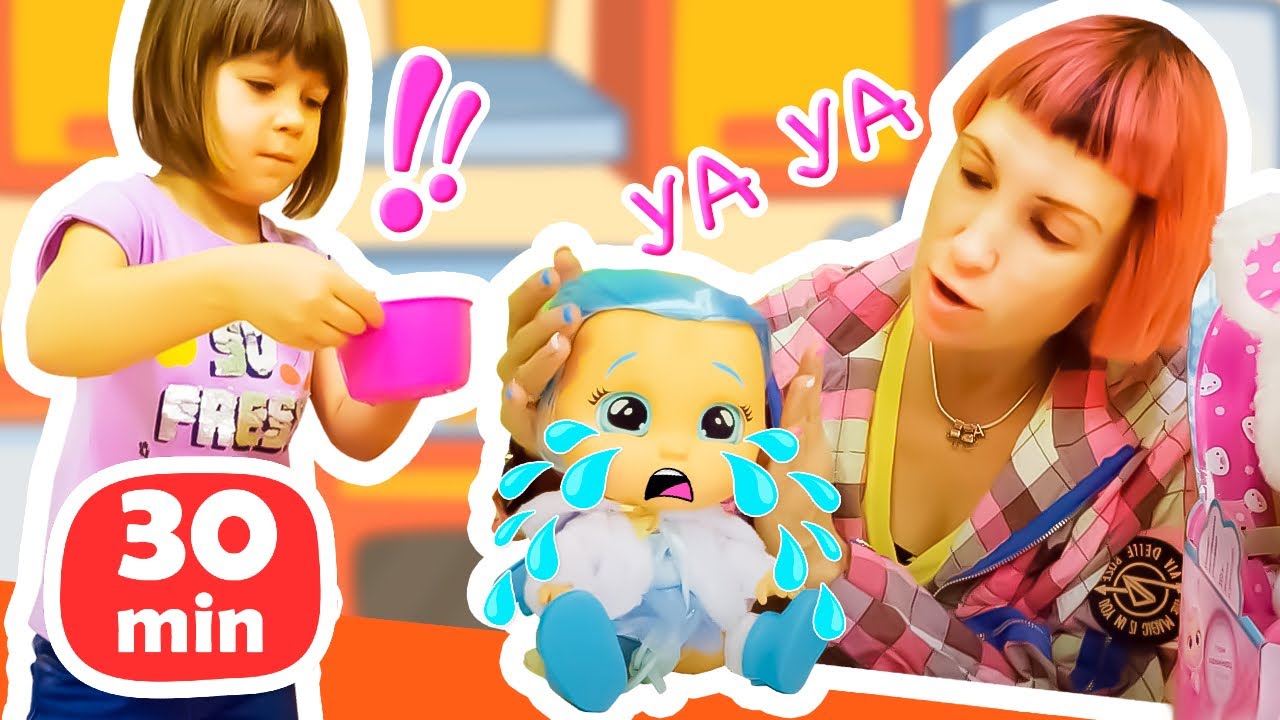 Let's take Care of Babies & Baby Dolls with Bianca, Carl & Mommy!