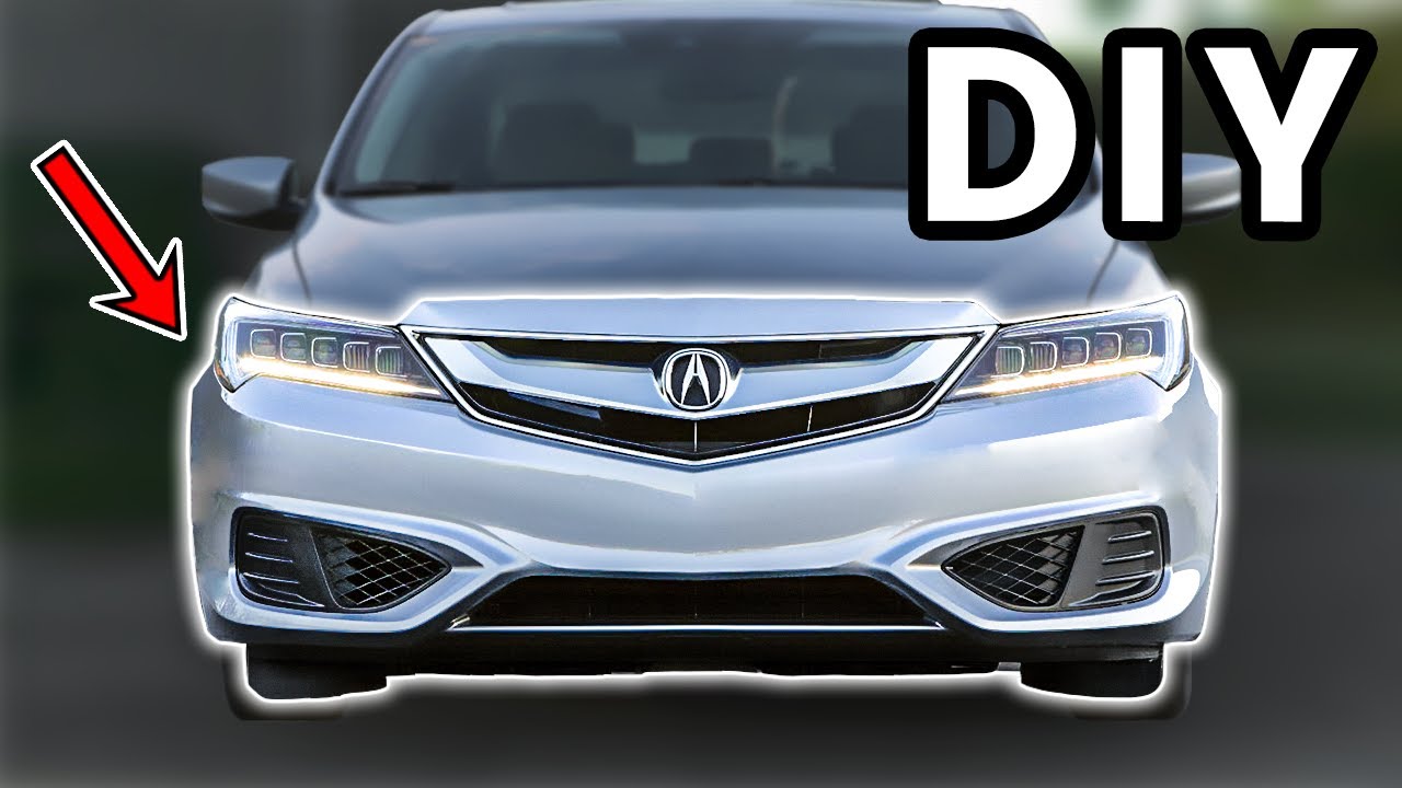 Снятие переднего бампера Acura ILX своими руками 2016 - 2017 - 2018 | Как снять передний бампер н...