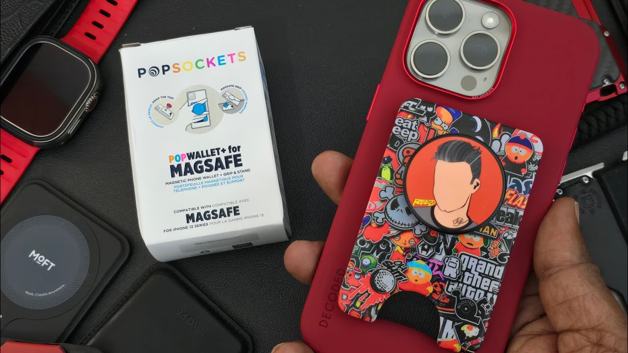 PopSockets & PopWallet Plus for Apple's Magsafe CUSTOM #popsocket #iphone15promax