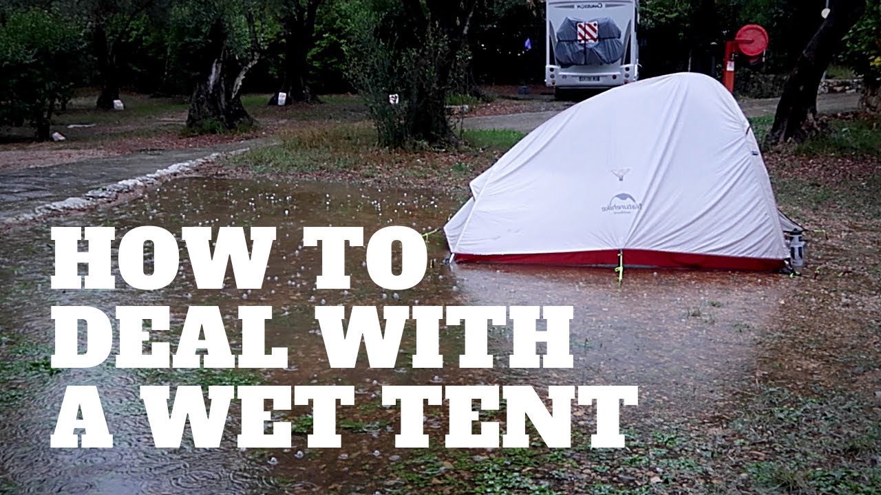 How To Deal With A Wet Tent On A Bike Tour