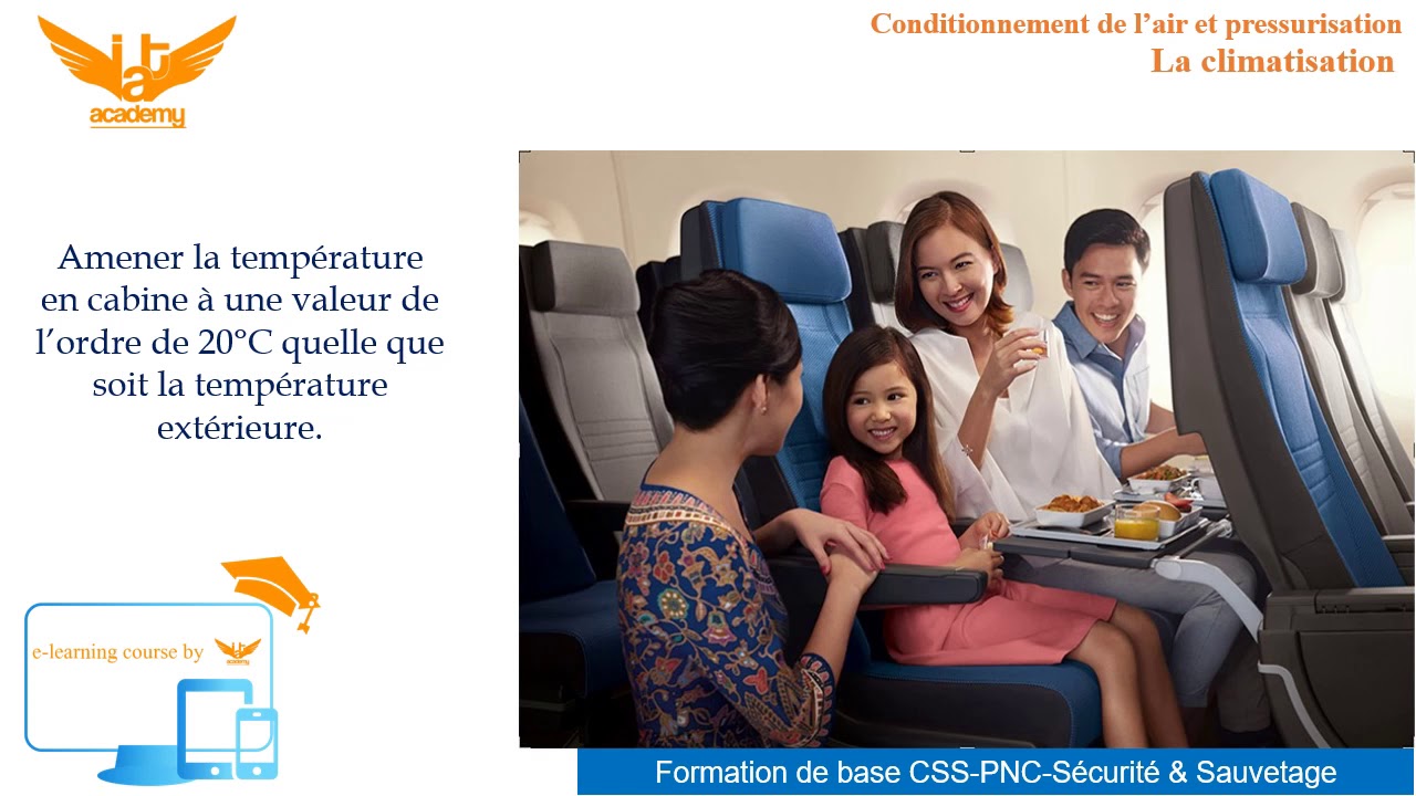 Session # 8 - Conditionnement de l’Air et Préssurisation -Formation PNC- Sécurité et Sauvetage CSS