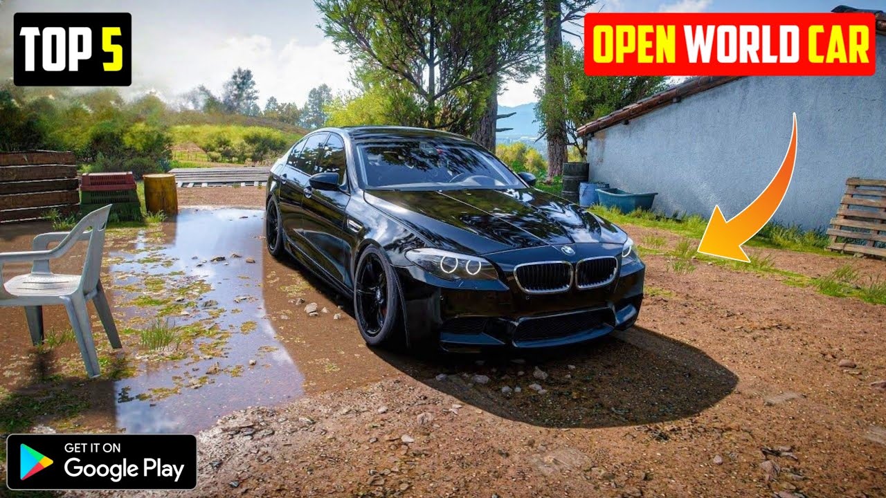 Top 5 Realistic Open World Car Driving Games For Android | Best open world car game 2023