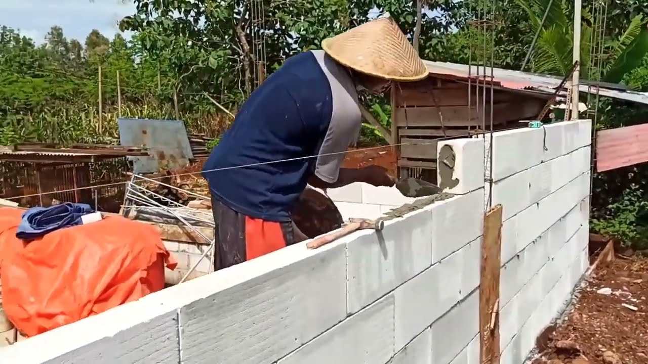 cara mudah pasang bata ringan untuk pemula