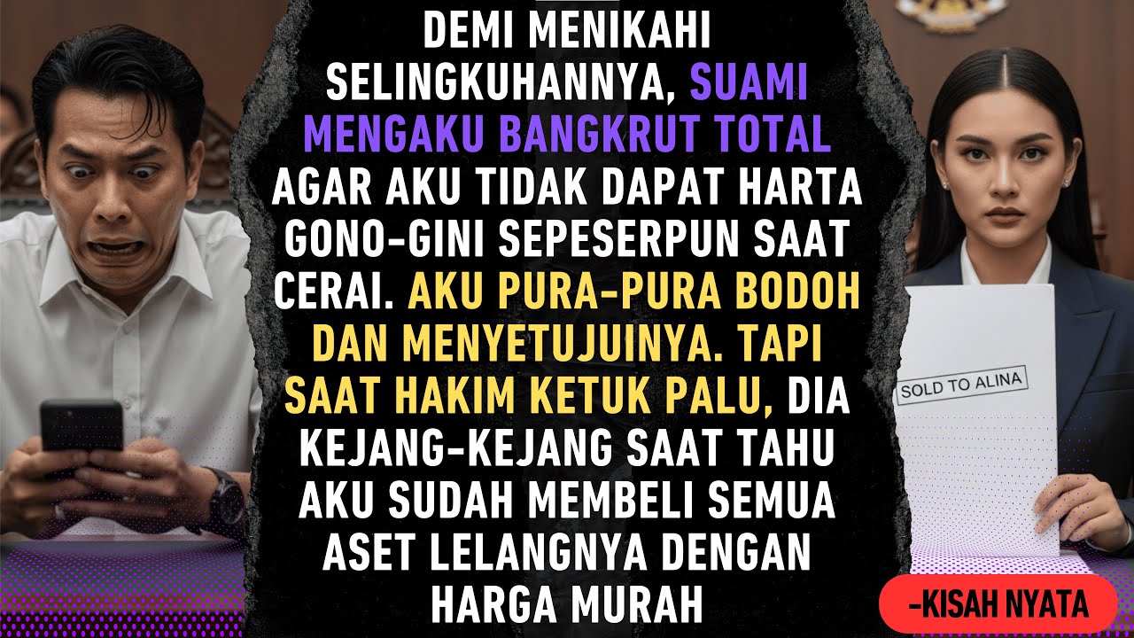 SUAMI NGAKU BANGKRUT DEMI NIKAHI SELINGKUHAN... DIA KEJANG SAAT TAU SEMUA ASETNYA MILIKKU