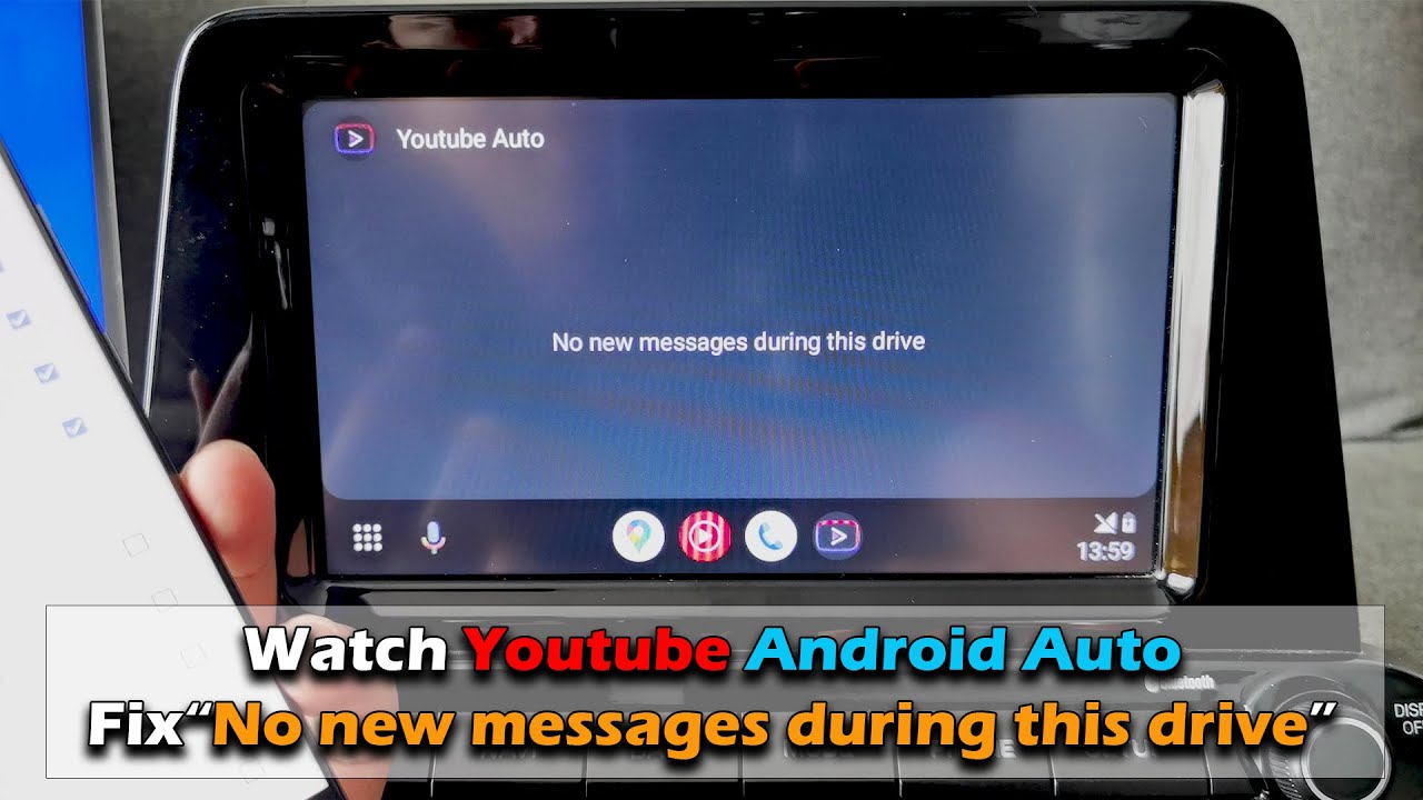 Смотреть YouTube на Android Auto Fix &laquo;Нет новых сообщений во время этой поездки&raquo; БЕЗ ROOT-ПРАВ