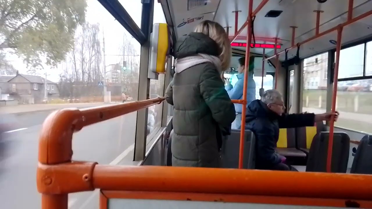 Свистящий минский троллейбус БКМ 321, борт. 4703