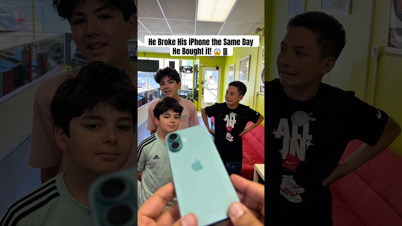 New iPhone DESTROYED on the First Day! 😱💔 #shorts #iphone16 #moneytalkswireless #apple