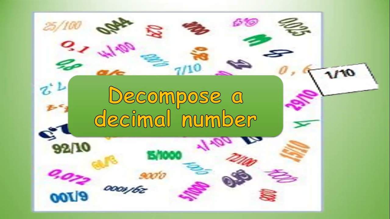 decompose a decimal number Gr4