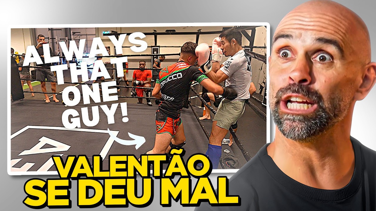 COMO NÃO FAZER SPARRING - Treinador de Boxe Reagindo