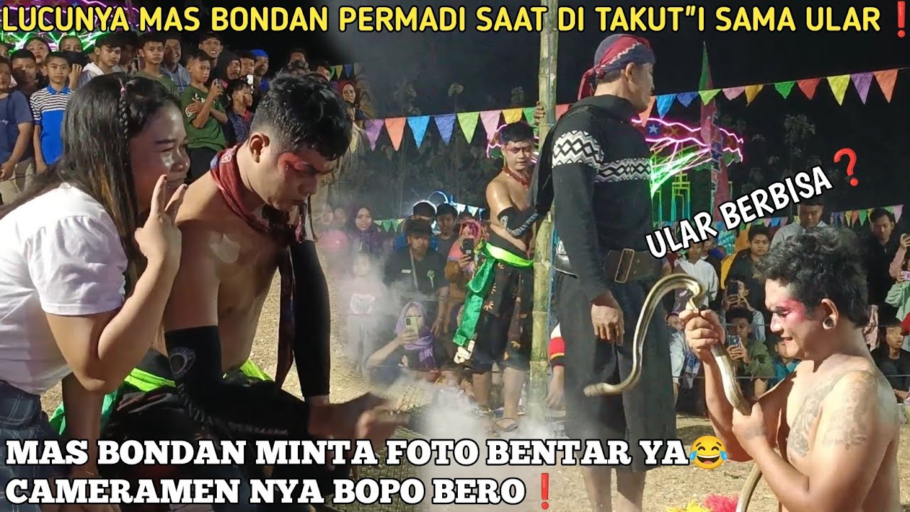 Lucu Poll❗Mas Bondan Permadi Di Takut