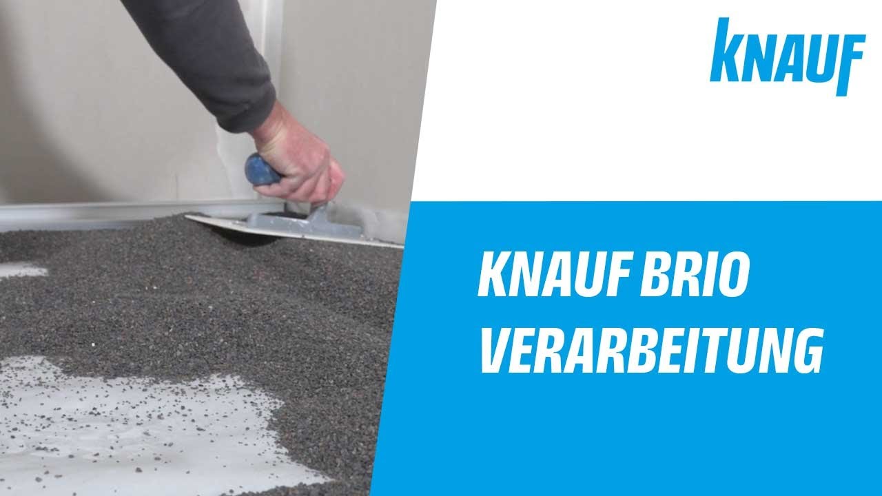 Knauf Brio – Verarbeitung von Schüttungen Fertigteilestrich mit Schall- und Brandschutz 03