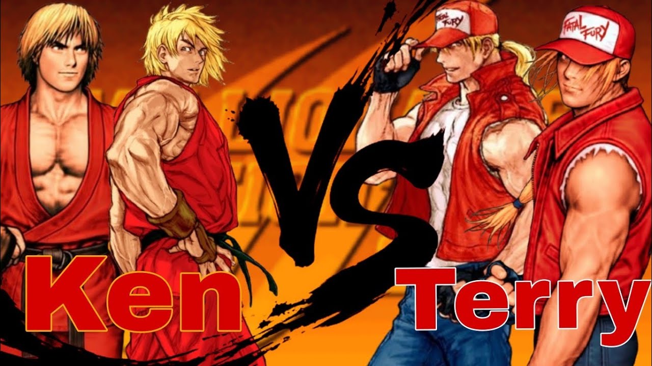 MUGEN- Ken Masters Vs Terry Bogard (Rematch) (Channel's 2 Years Anniversary)