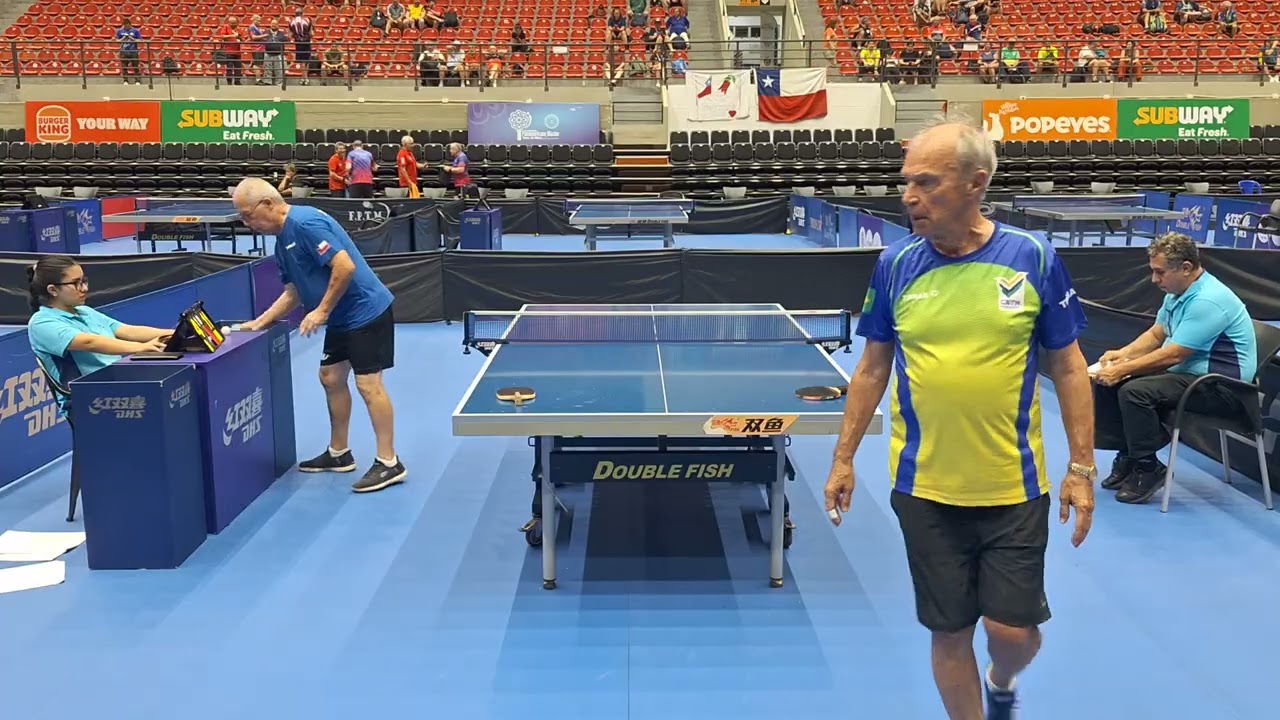 Final Equipes V70 - Xinbica (Brasil) x Espinoza (Chile) - Jogo 5 Pan-americano Paraguai 