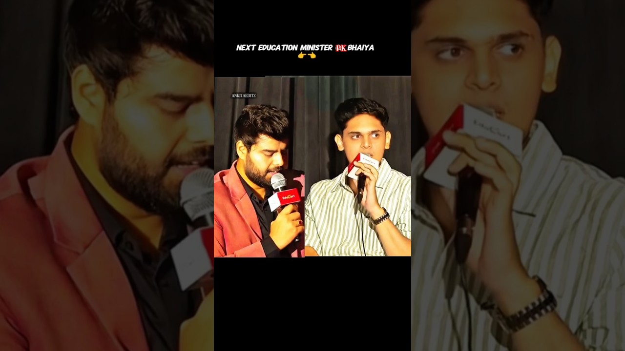 Next Education Minister PK Bhaiya 😍 | Prashant Kirad | #prashantkirad #shorts #nexttoppers #class10