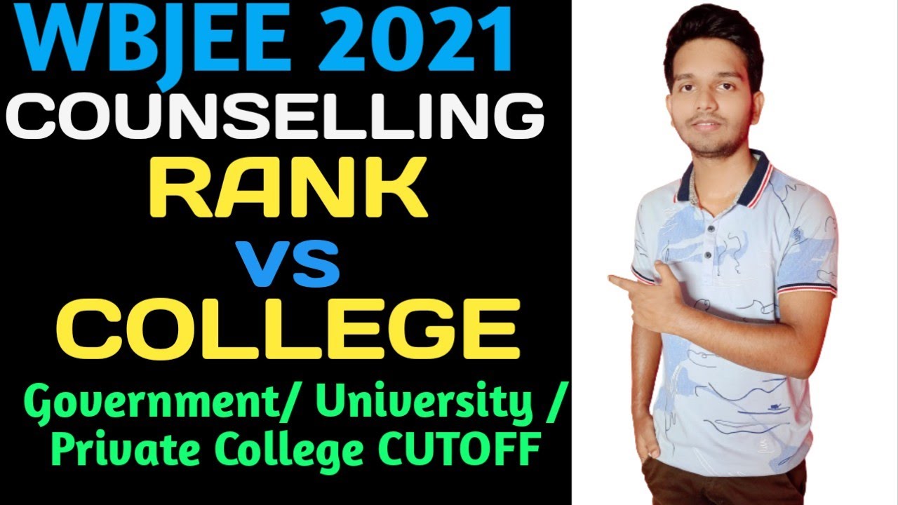 Rank vs College Wbjee 2021 | Category wise Cutoff #wbjee
