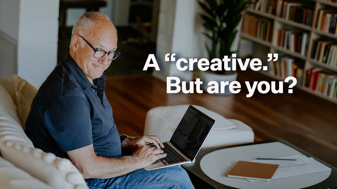 I was paid to be creative. But I wasn't.
