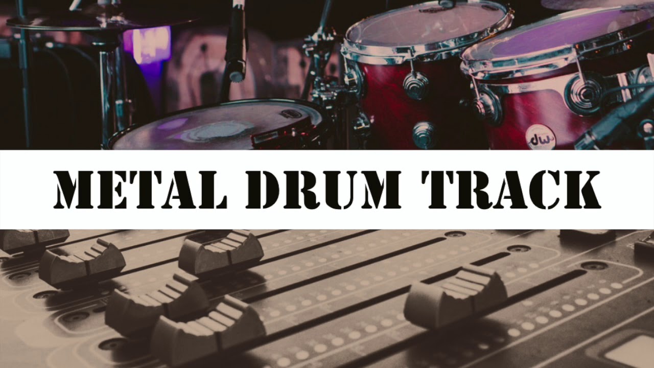 Studio Quality Metal Drum Track 120bpm (Backing track) (HQ / HD)