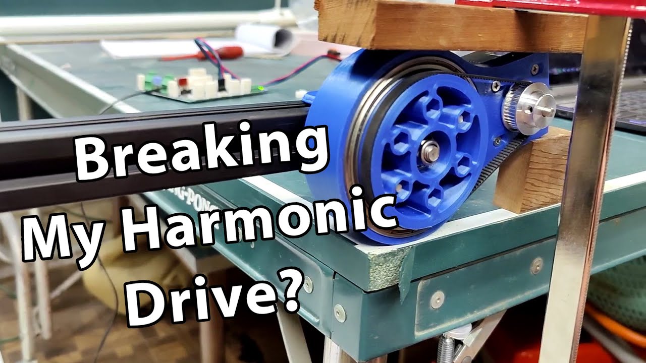Assembling, testing, and ruining my harmonic drive.