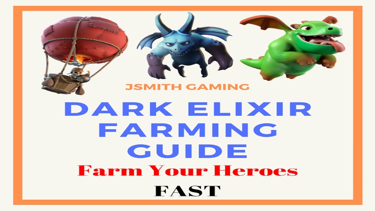 BEST Dark Elixir Farming Strategy TH10 | Easiest Way To Farm Heroes | TH10 Farming guide