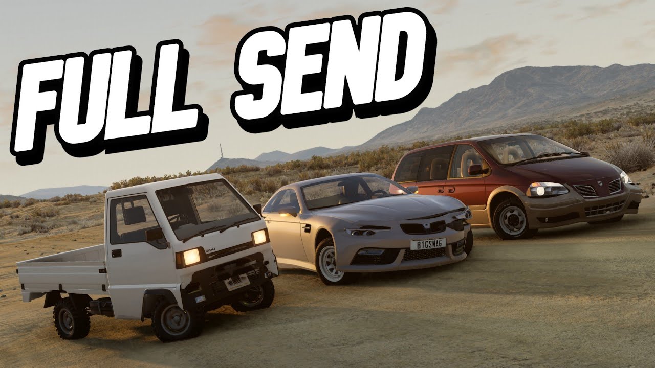 CAN THESE ROAD CARS SURVIVE THIS HARDCORE RALLY STAGE? |  BeamNG Johnston Valley Rally