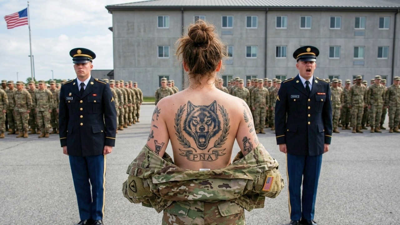 They Forced This Female Soldier To Strip — Then SEAL General Froze At The Secret Mark On Her Back