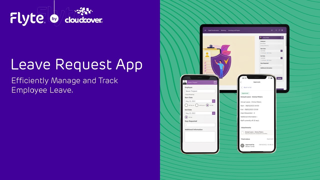 Flyte Microsoft 365 Vacation Request App