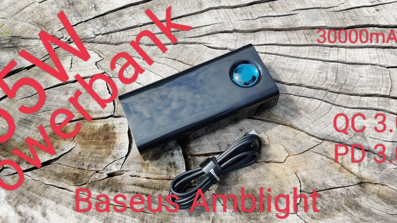 Recenzja powerbank Baseus Amblight 65W