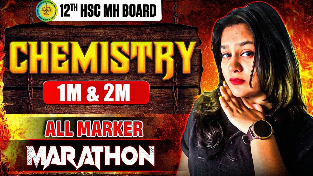 🚨 12th Hsc Chemistry  All 1 & 2 Marks Marathon  🔥 | Most Scoring Questions #hscboard2026