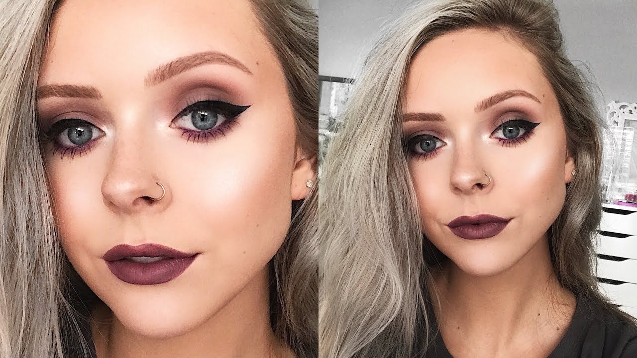 COOL TONED FALL MAKEUP LOOK | Monochromatic
