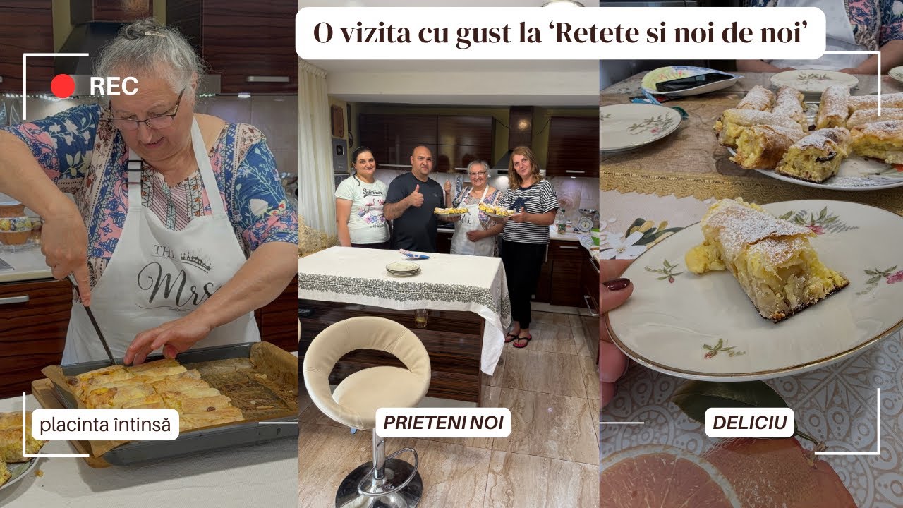 Vlog 5 Romania/In vizita la Retete si noi de noi chiar cand filmau o reteta delicioasa