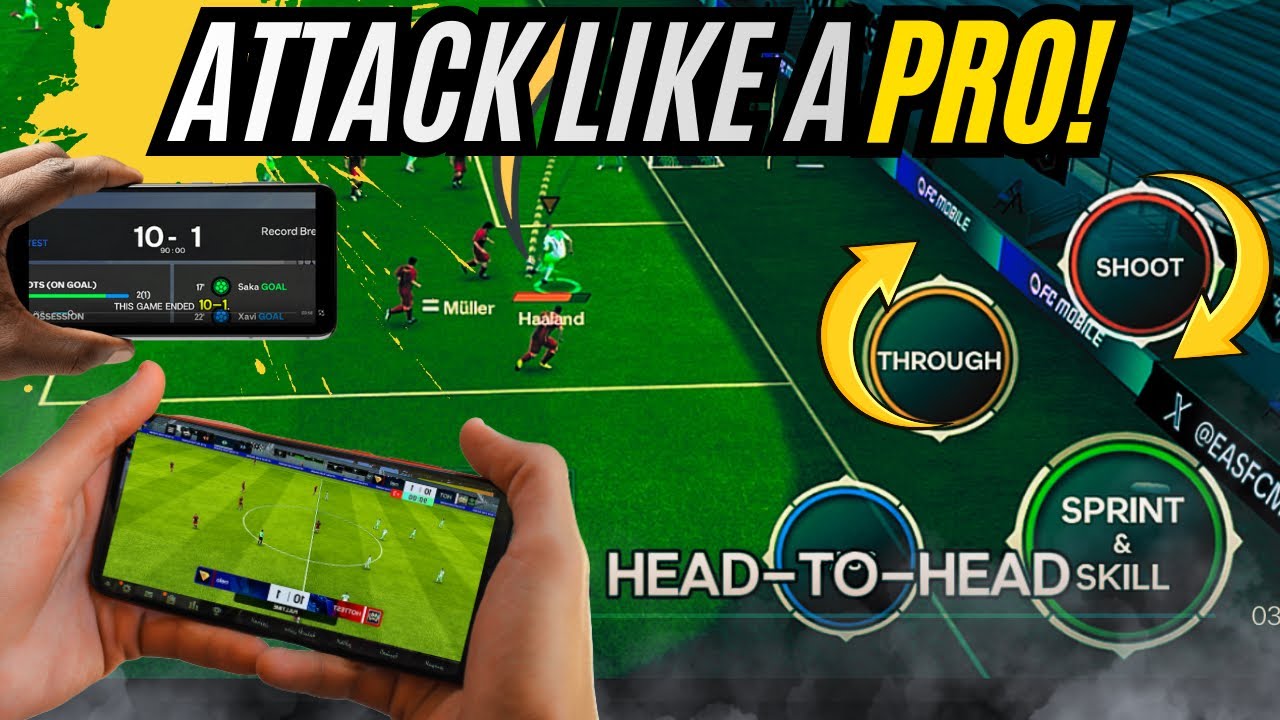 Советы по атаке в Pro FC Mobile от игрока из топ-150 + ошибки и способы их исправления | Разбор и...