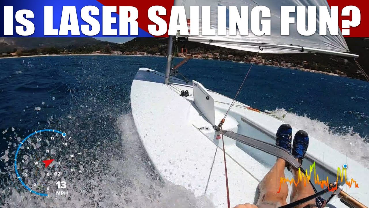 Laser sailing Is it fun Multi cam with commentary Radial sail