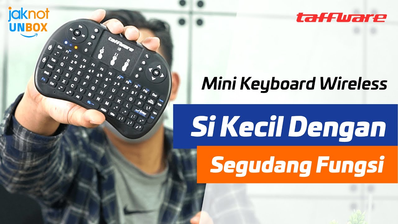 Cara Setting Taffware Mini Keyboard Wireless i8 + REVIEW