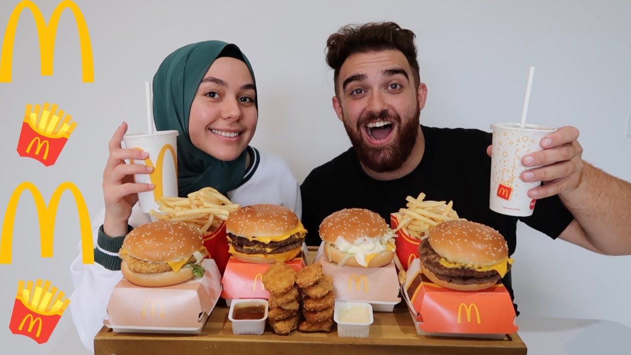 McDONALDS MUKBANG | DOUBLE QAURTER POUNDERS + McCHICKEN WITH CHEESE + NUGGETS + FRIES