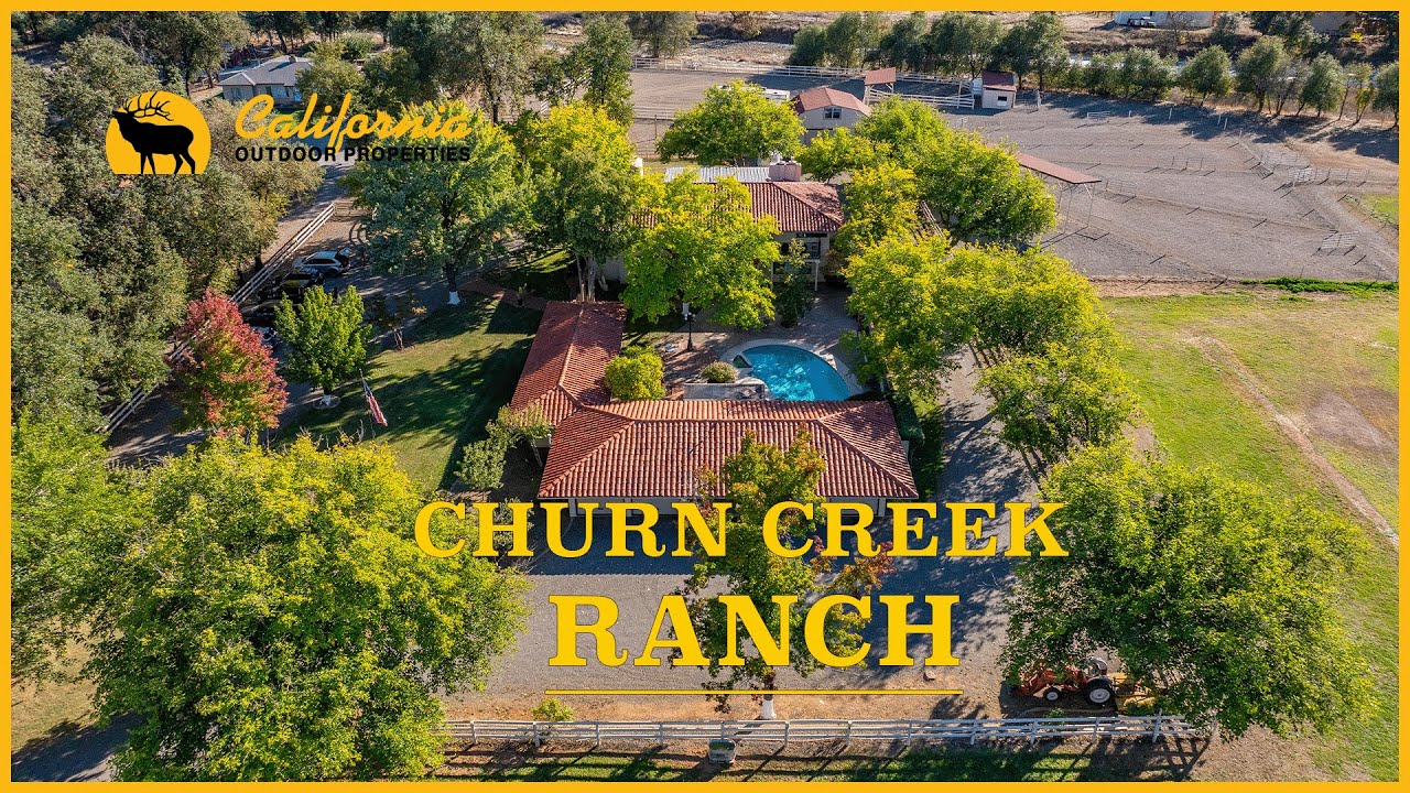 Churn Creek Ranch (Redding, CA) | 23± Acres Estate w/ Pool, Guest Suites & Irrigated Pastures
