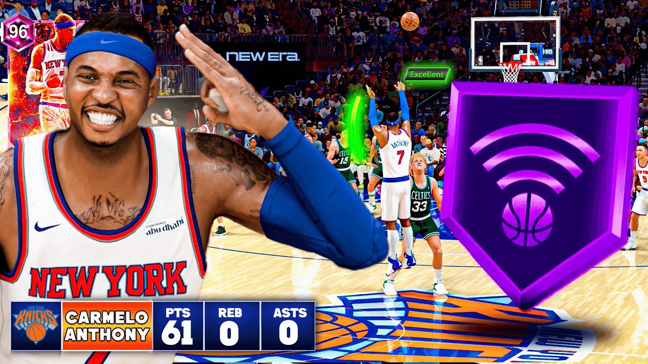 С 2К???? Розовый бриллиант Кармело Энтони такой разбитый 😂😂😂😂 | NBA 2K26